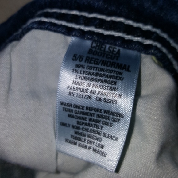 Aeropostale sz 5/6 reg Chelsea bootout stretch - Picture 5 of 5